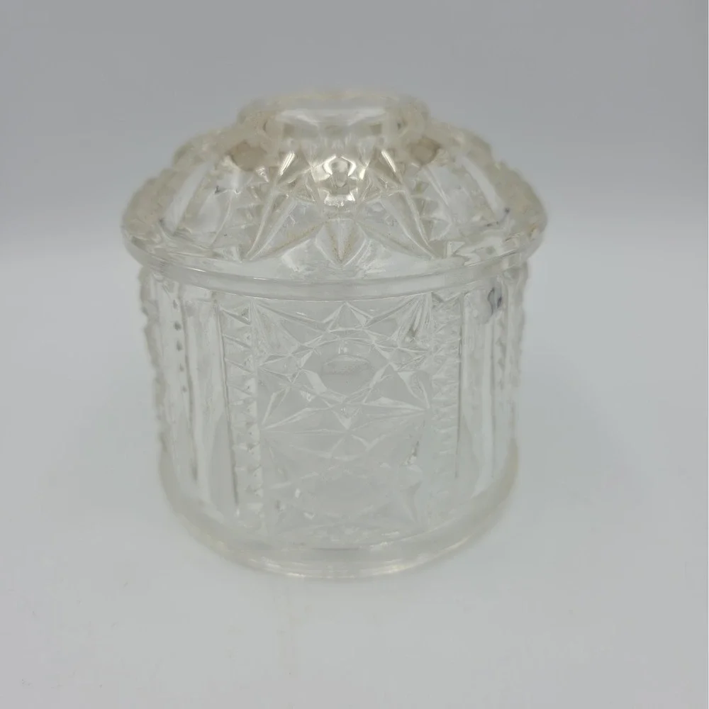 Vintage Indiana Stars And Bars Clear Fairy Lamp Top Only Good Condition